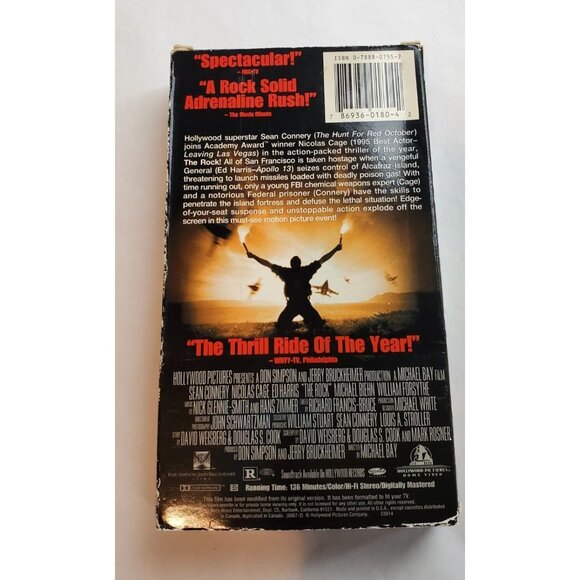 The Rock - VHS Tape - Nicolas Cage Sean Connery - Picture 4 of 5